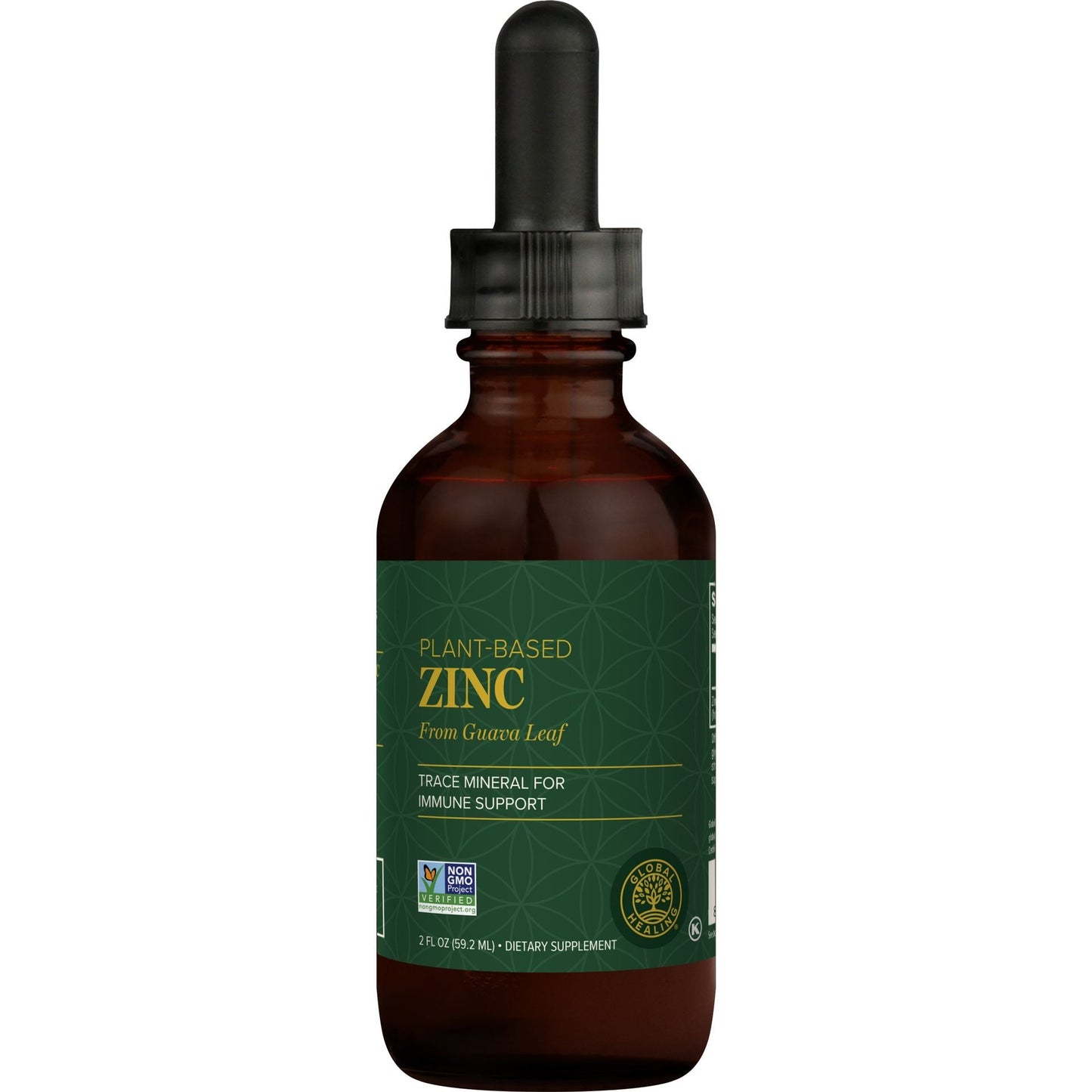 USDA Organic Liquid Plant Based Zinc 2 fl oz (59.2 ml)