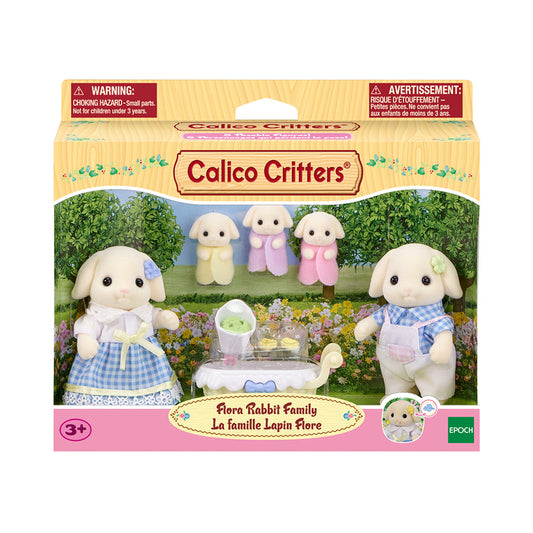 Calico Flora Rabbit Family