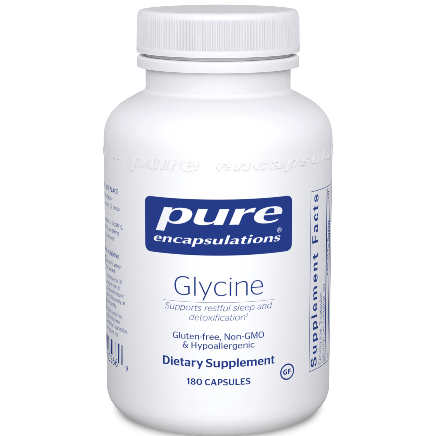 Pure Encapsulations Glycine 500 mg 180 vcaps