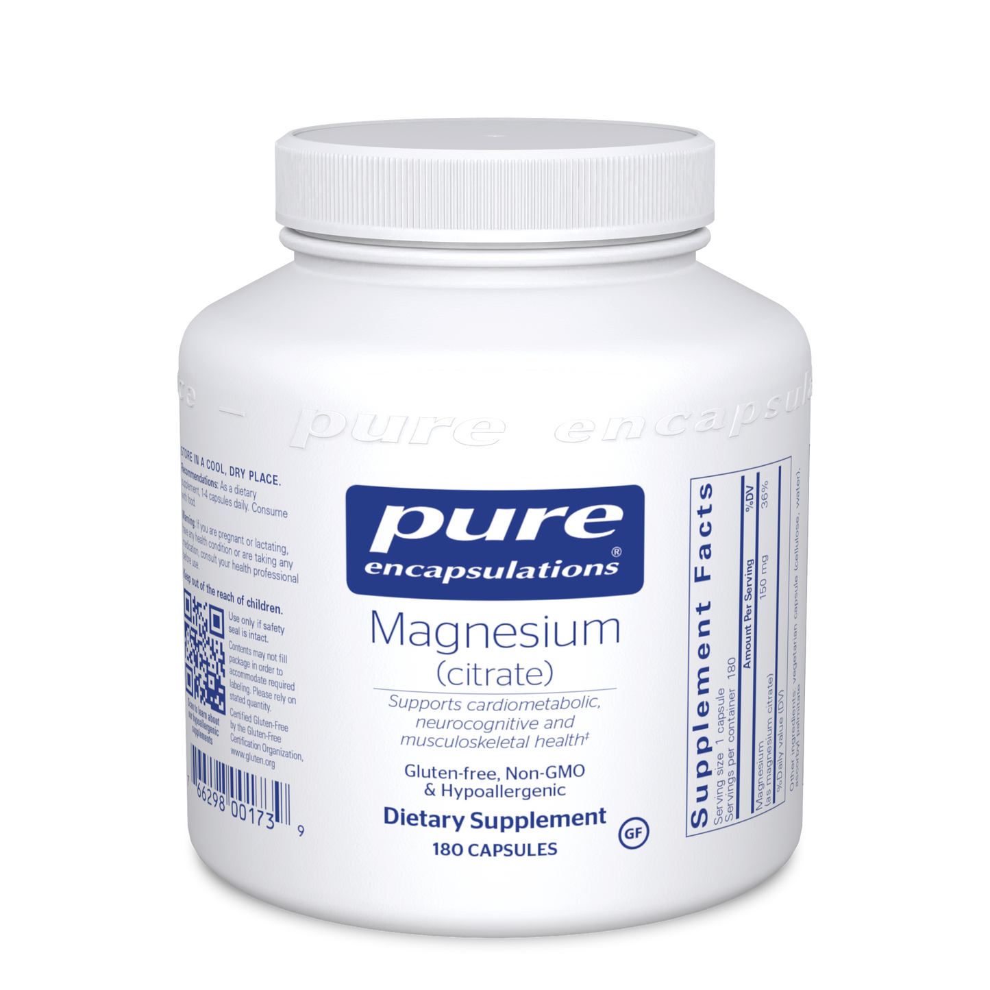 Pure Encapsulations Magnesium (citrate) 150 mg