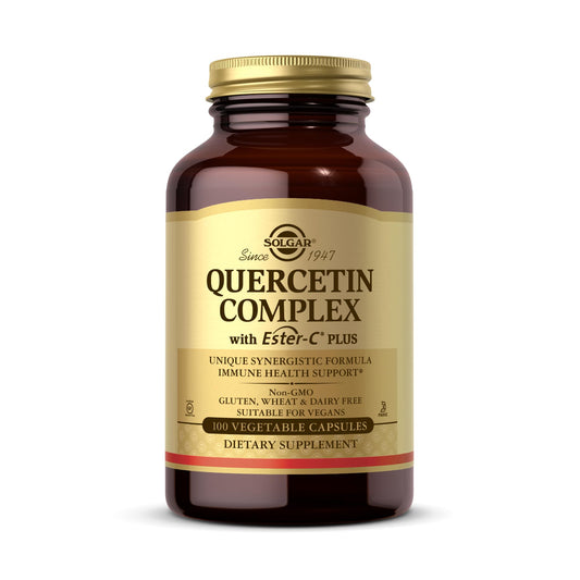 Solgar Quercetin Complex with Ester-C Plus 100 Vegetable Capsules