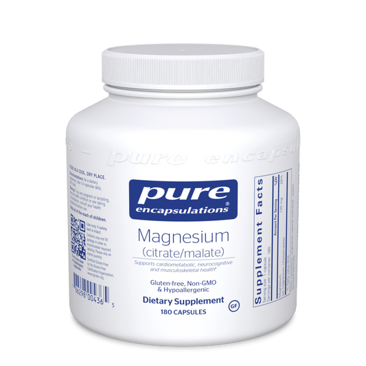 Pure Encapsulations Mag (citrate/malate) 120 mg