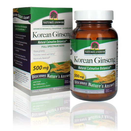 Nature's Answer Korean Ginseng 50 caps