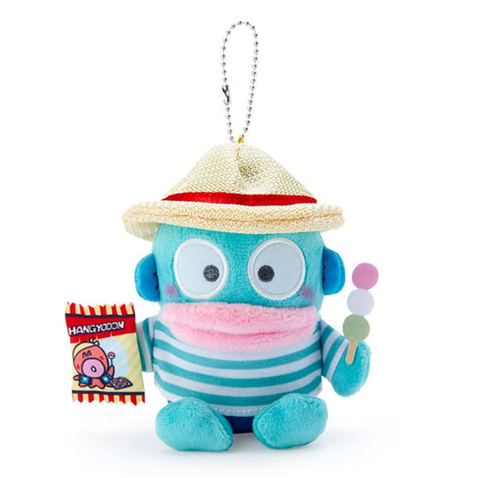 Sanrio Hankyodon Mascot Holder (Sanri Dagashi Honpo) Japanese Plush Doll