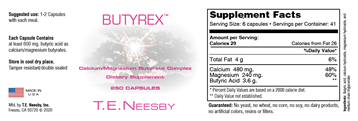 Butyrex 600 mg 250 caps