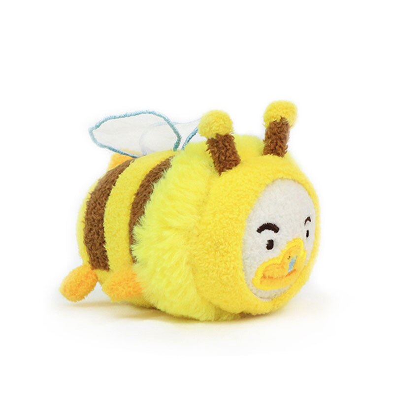 Cute Cartoon Animal Plush Toy Keychain Backpack Bag Keychain Bear Elephant Raccoon Monkey Shark Dinosaur Lion Omelette Cute