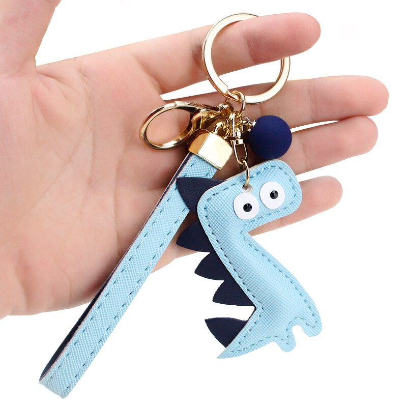 Cute Cartoon Animal Plush Toy Keychain Backpack Bag Keychain Bear Elephant Raccoon Monkey Shark Dinosaur Lion Omelette Cute
