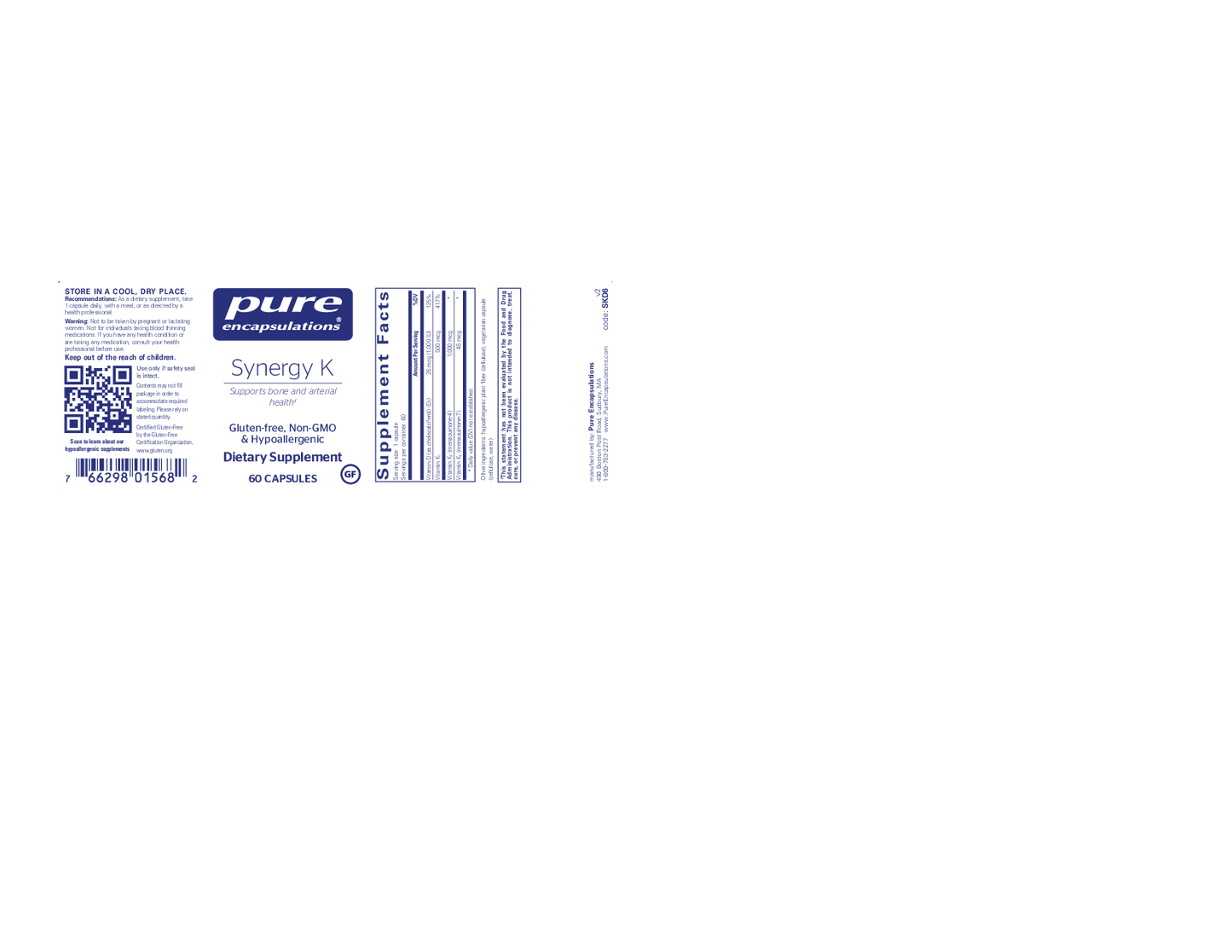 Pure Encapsulations Synergy K