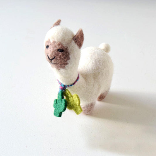 Felt Llama Toy - Medium