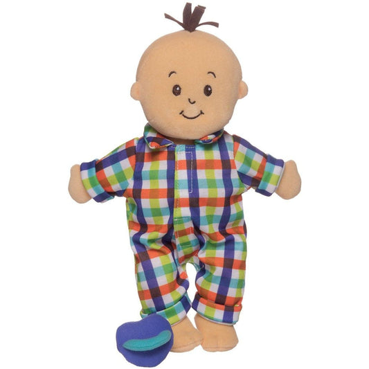 Manhattan Toy Wee Baby Fella | Peach with Brown Hair